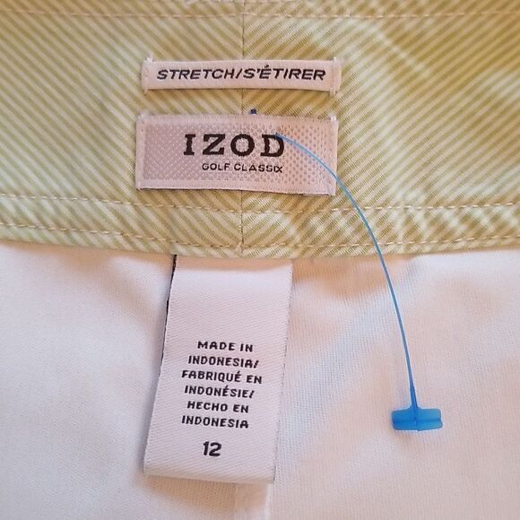 Izod golf stretch skorts size 12 green - Picture 5 of 13